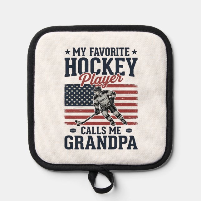 Manique Joueur de hockey préféré m'appelle grand-père vint (Recto)