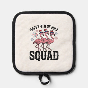 Manique Joyeux 4 juillet Flamingo Squad Vector Design_1