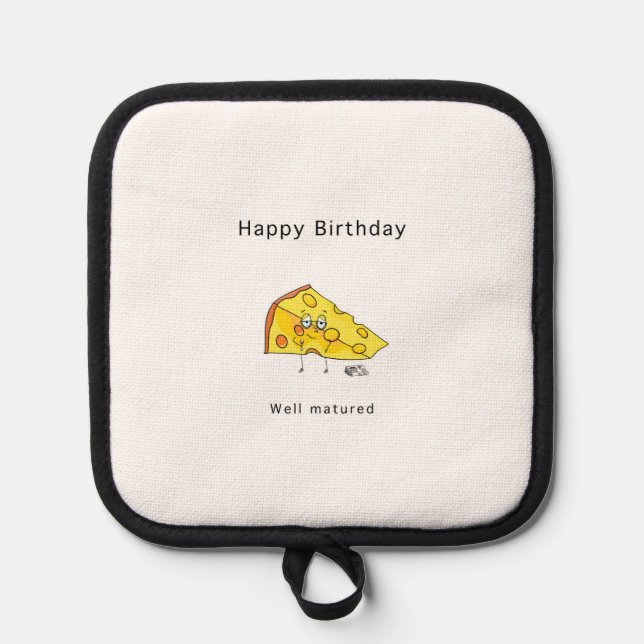 Manique Joyeux Anniversaire. Bien Vieilli. Cadeau d'annive (Recto)