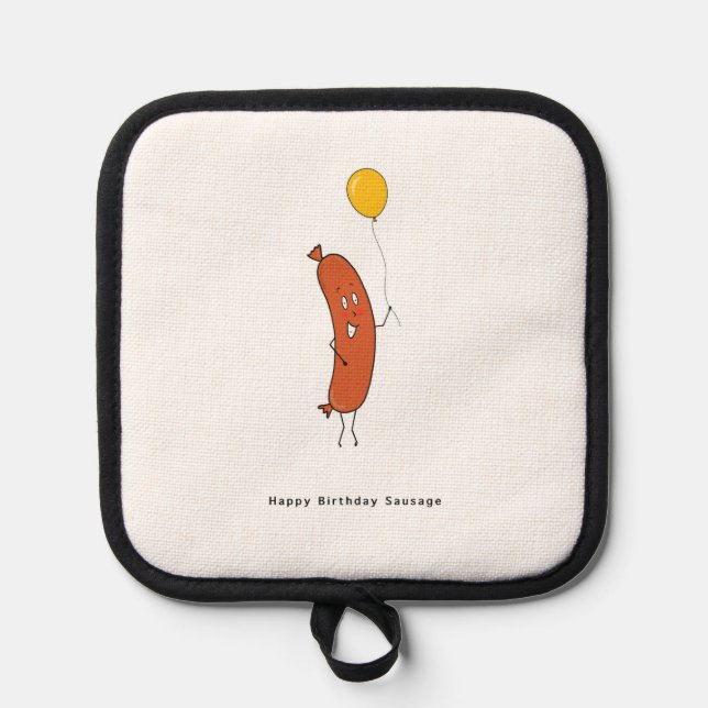 Manique Joyeux Anniversaire Saucisse  (Recto)
