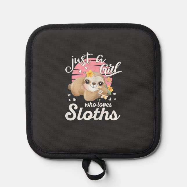 Manique Just A Girl Who Loves Sloth Tee Cute Sloth Lover G (Recto)