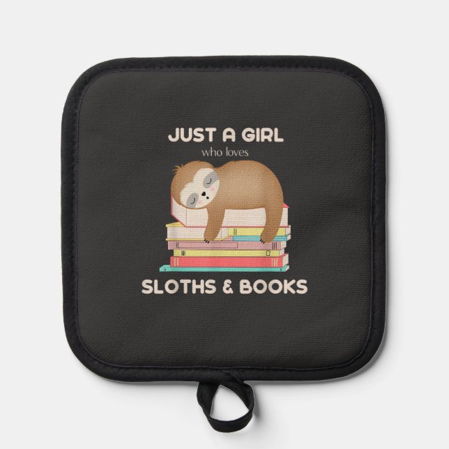 Manique Just a girl who loves sloths and books Reader T-Sh (Recto)
