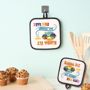 Manique Kinda Fit Funny Gym Fitness Pot Arc-en-ciel