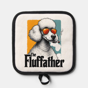 Manique Le Fluffather Caniche Vintage Drôle de Chien Mafia