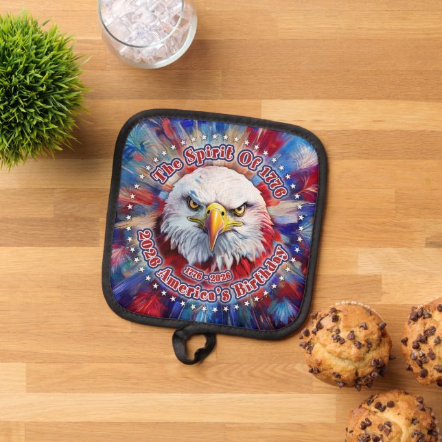 Manique L'Esprit de 1776, 2026 L'Aigle Rouge de Feu d'Amér (De haut en bas)