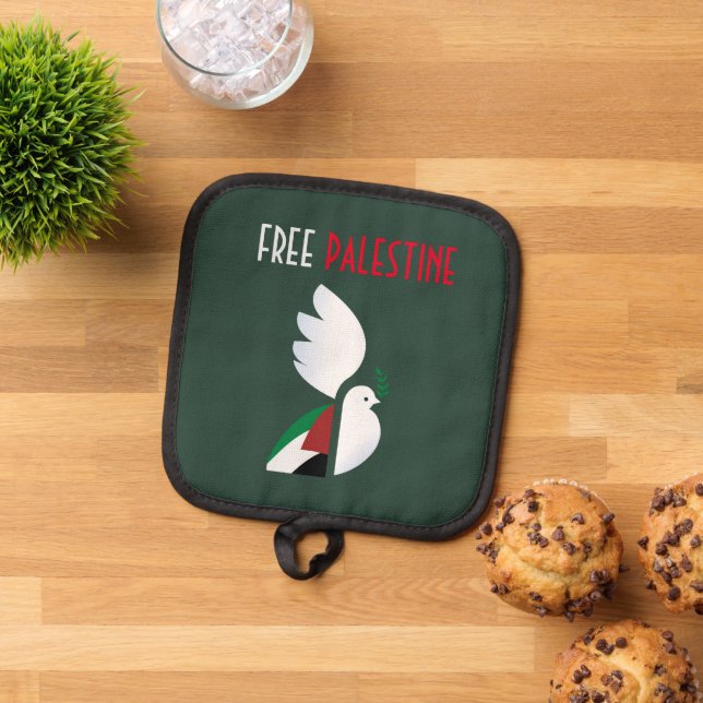 Manique Libérer la Palestine (De haut en bas)