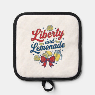 Manique Liberté et limonade patriotique citron vecteur T-s