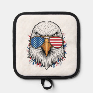 Manique Lunettes de soleil aigle patriotique Vintage Vecto