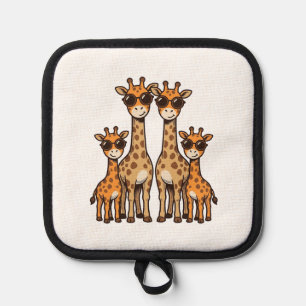Manique Lunettes de soleil de la famille de la girafe Cool