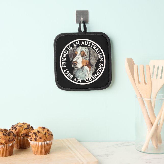 Manique Meilleur Ami Australian Shepherd (In situ (suspendu))