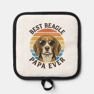 Manique Meilleur Papa Beagle Vintage Design de T-shirt pou