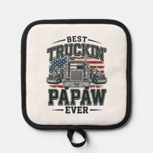 Manique Meilleur Papaw de camionnage jamais Vintage vecteu