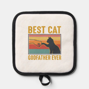 Manique Meilleur Parrain de Chat Ever Vintage Chat Vector