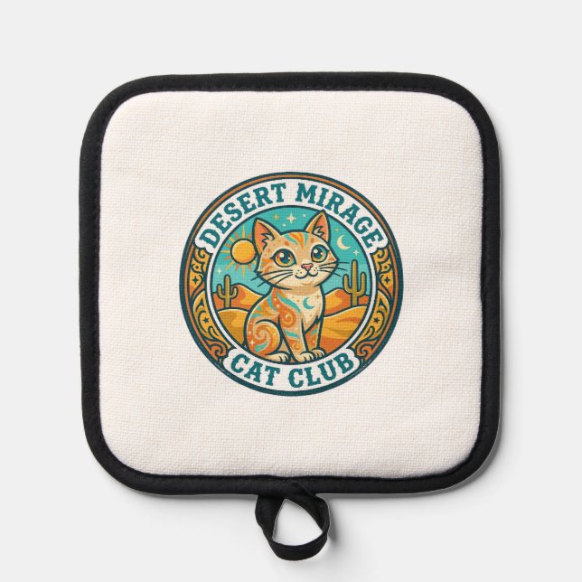 Manique Mirage du désert Chat Idée cadeau pour maman de ch (Recto)