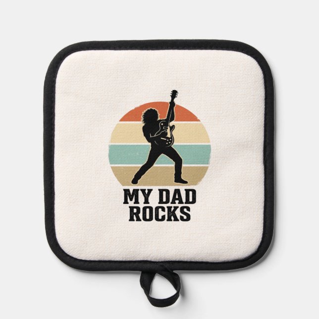 Manique My Dad Rocks Vintage Guitar Sunset Shirt Design_1 (Recto)