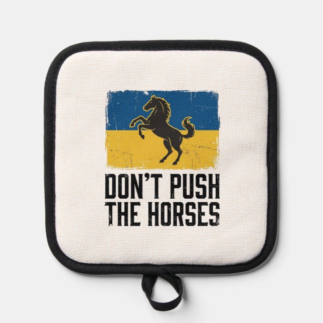 Manique Ne Pousse Pas Le Cheval Cheval Vintage (Recto)