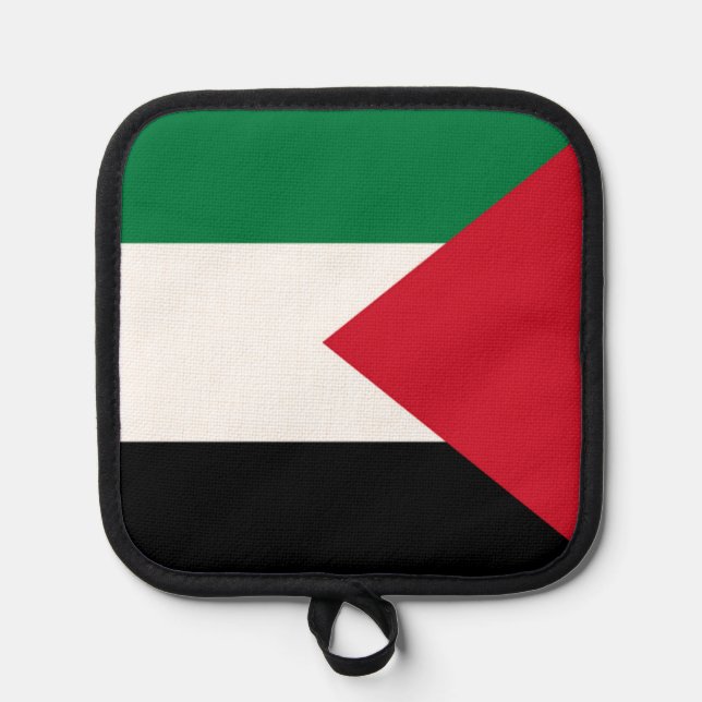 Manique officiellement le drapeau de l'État de Palestine (Recto)