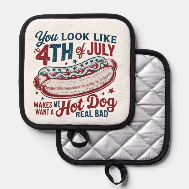 Manique On dirait 4 juillet Makes veut un Hotdog (Recto/Verso)