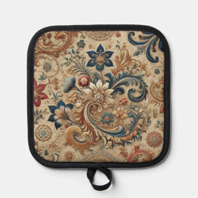Manique Orné Vintage Brocade Motif 2 (Recto)