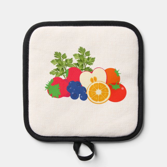 Manique Oven Mitt and Pot Holders (Recto)