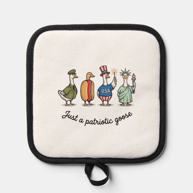 Manique Patriotic Goose Vintage Engraving Funny USA Shirt  (Recto)
