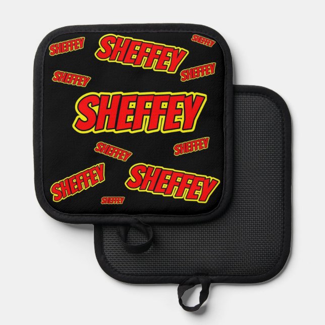 Manique Police comique rouge Sheffey (Recto/Verso)