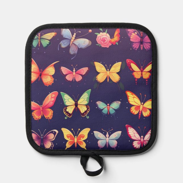 Manique Porte-thème papillon, joli papillon (Recto)