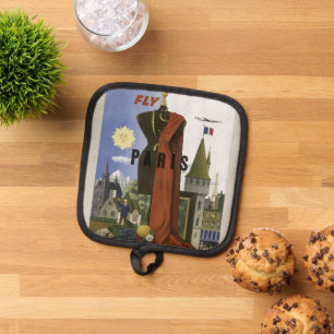 Manique Poster du Vintage voyage Fly Paris France