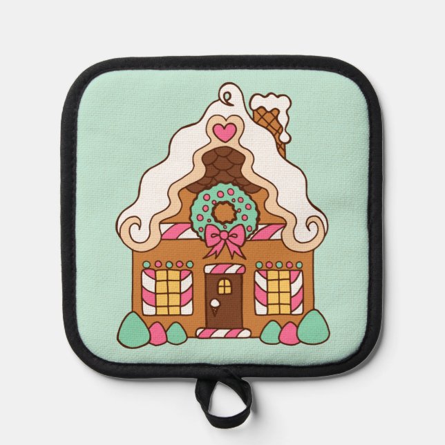 Manique Pot de la maison de pain d'épice de menthe (Recto)