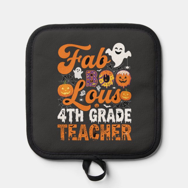 Manique Prof enseignant de 4e année Halloween Fab-BOO-Luxu (Recto)