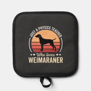 Manique Professeur de physique amateur de chien Weimaraner