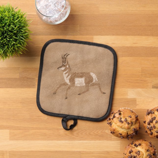 Manique Pronghorn Sud-Ouest Courant Antelope Tan (De haut en bas)