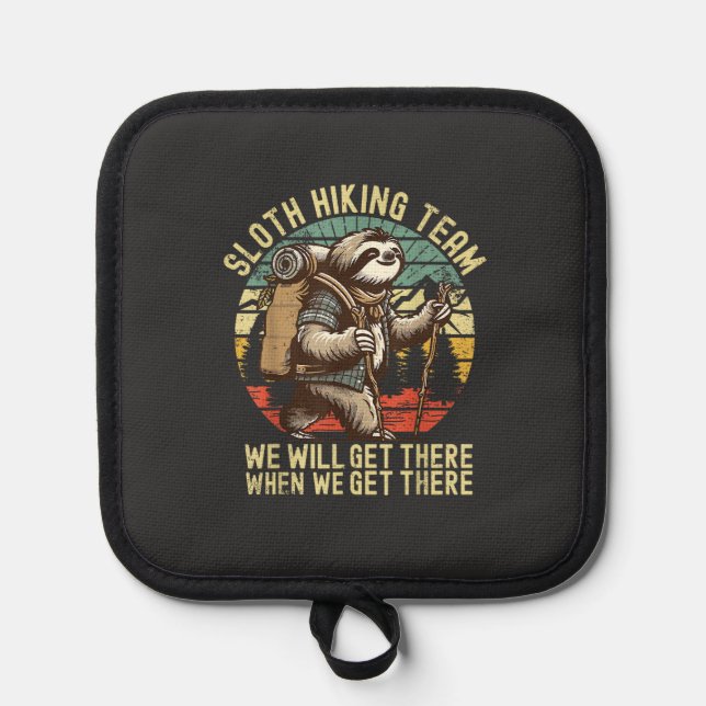 Manique Retro Sloth Hiking Team We'll get There When we ge (Recto)
