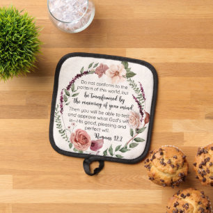 Manique Romains 12:2 Ne pas se conformer au motif Floral