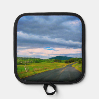 Manique Route de la campagne nuageuse