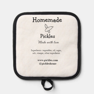 Manique Sachets maison faits avec amour ajouter texte site