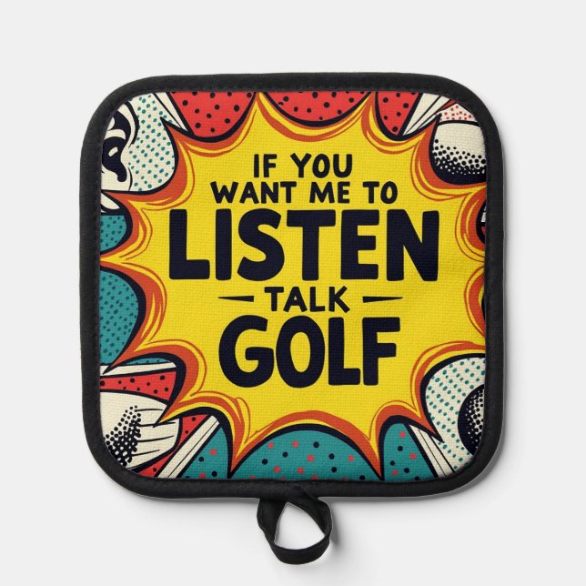 Manique Si Vous Voulez Que J'Écoute Talk Golf Don (Recto)