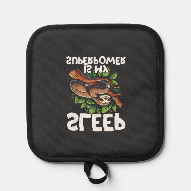 Manique Sleep is My Superpower Sloth T-Shirt (Recto)