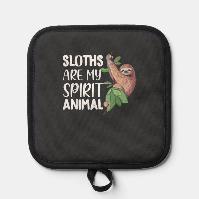 Manique Sloths are my Spirit Animal lazy cute Sloth T-Shir (Recto)