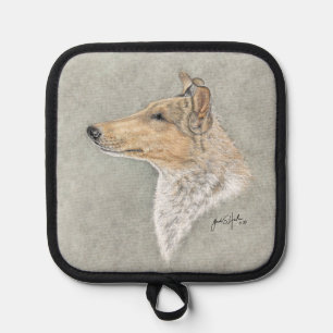 Manique Tablier lisse Collie Art