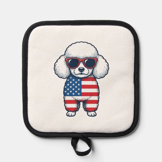 Manique Tecktonik Poodle en Lunettes de Soleil Vector Desi (Recto)