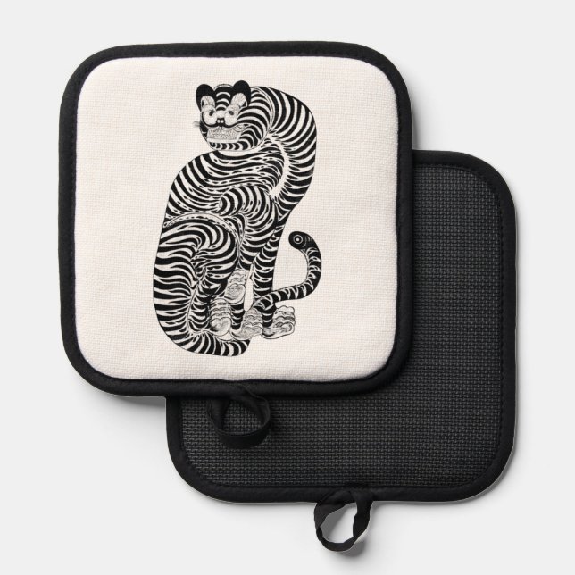 Manique Tigre talismanique vintage Petit (Recto/Verso)