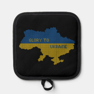 Manique Tricot Ukraine texte de la carte d'Etat Gloire à l