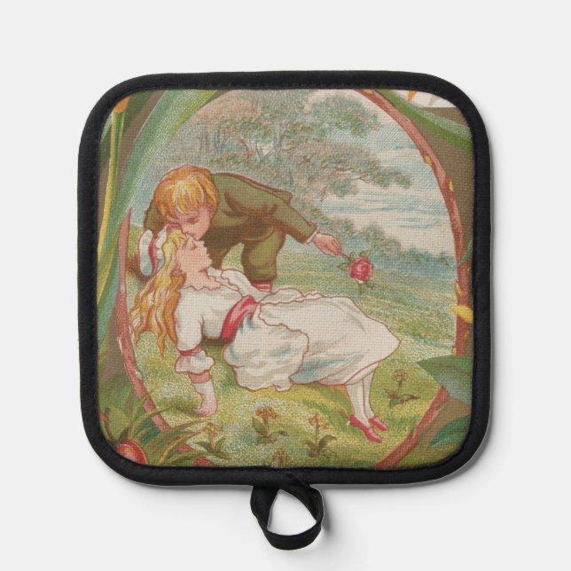 Manique Valentin vintage doux innocent, Kate Greenway (Recto)