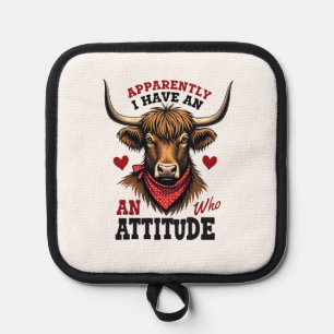 Manique Vintage Apparemment J'ai Une Attitude Vache des Hi