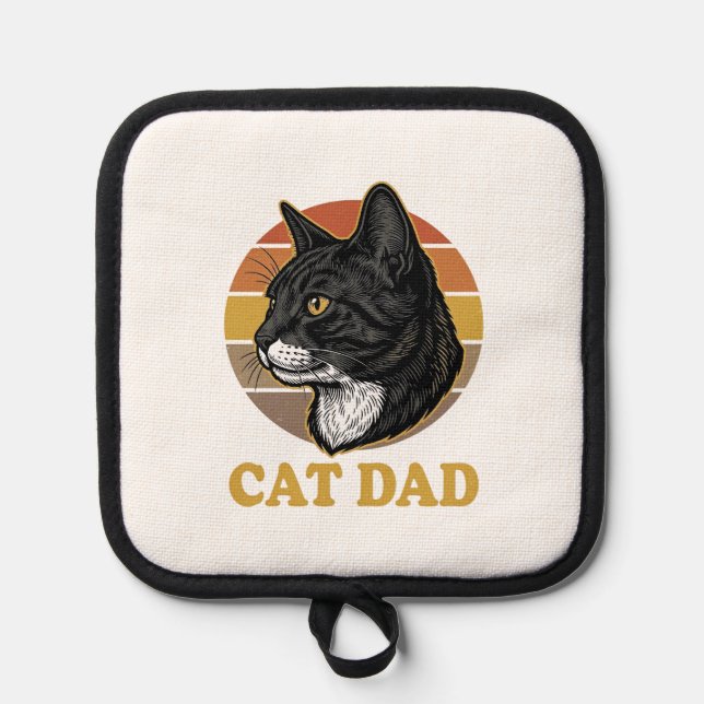 Manique Vintage Cat Dad Retro Cat Lover Shirt Design_1 (Recto)