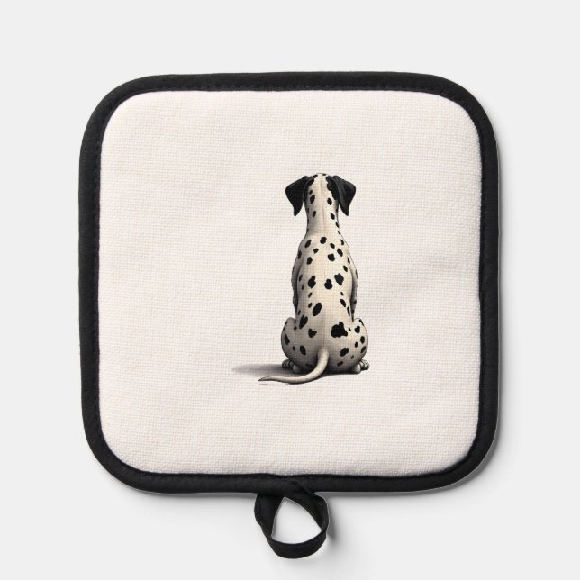 Manique Vintage Dalmatian Dog From Behind Illustration Min (Recto)