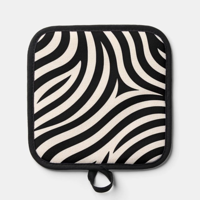 Manique Zebra Stripes Impression moderne (Recto)