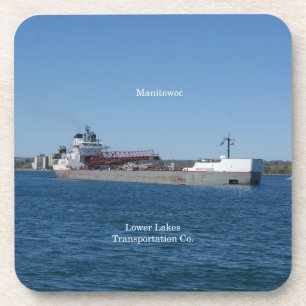 Manitowoc ensemble de 6 dessous de verre en plasti