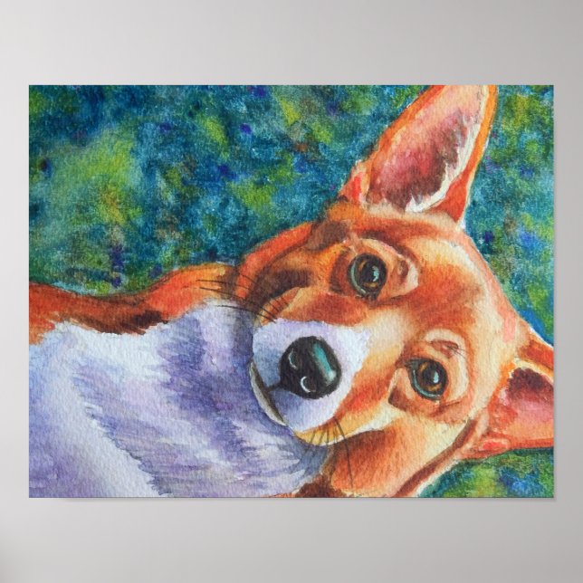 Manly Corgi Poster (Devant)